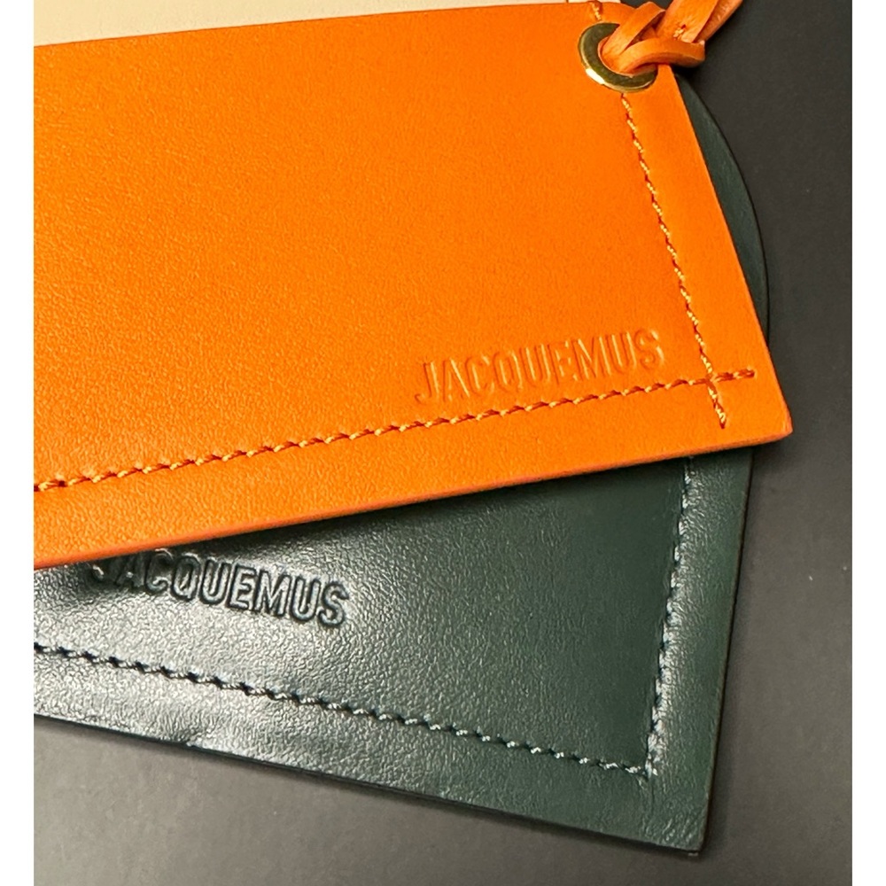 Jacquemus Le Porte Rond Trio Colorblock Card Holder/Wristlet/Wallet-NWT - Picture 6 of 8